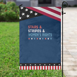 Stars Stripes And Women's Rights Garden Flag 4th Of July Equal Rights TS11 Classic Blue Black Print Your Wear