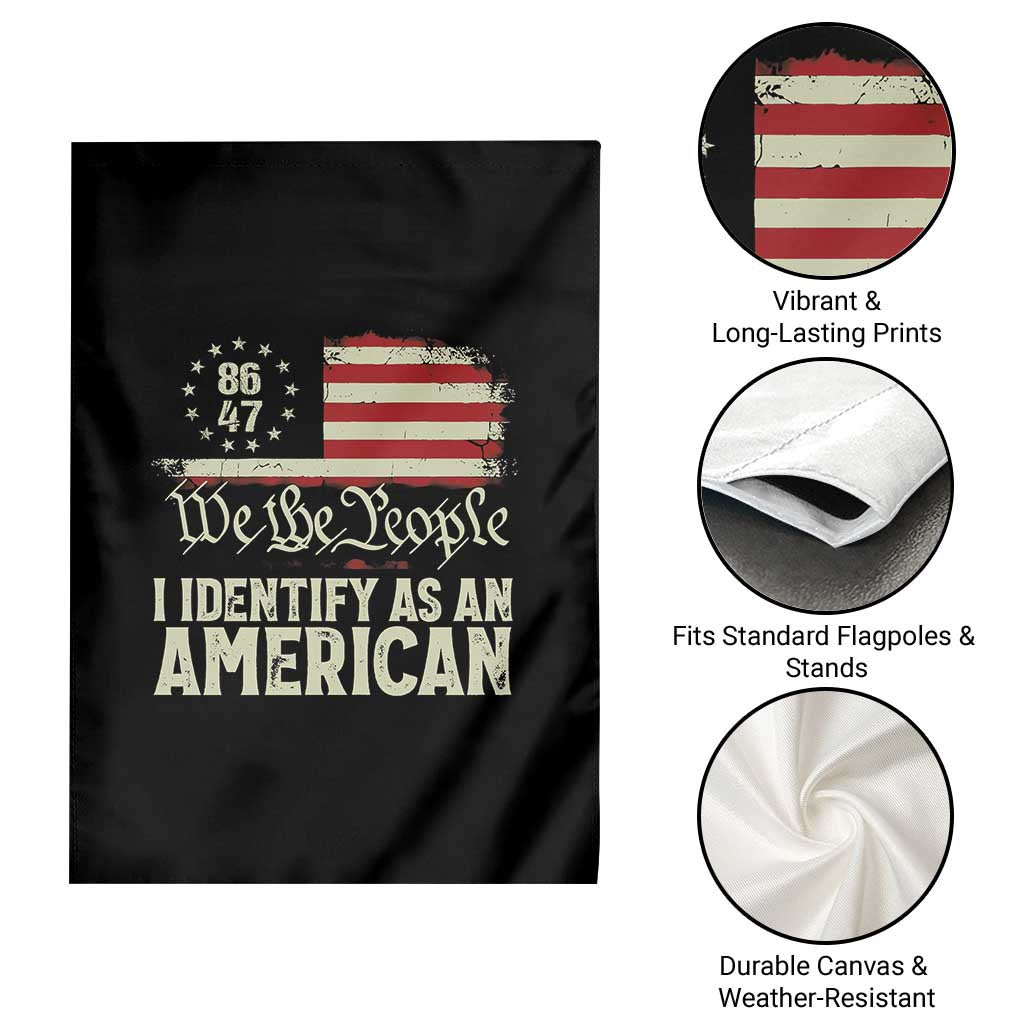 Funny 8647 I Identify As An American Garden Flag American Flag TS11 Print Your Wear