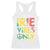 Irie Vibes Only Racerback Tank Top Rasta Reggae Roots Flag Music TS11 White Print Your Wear