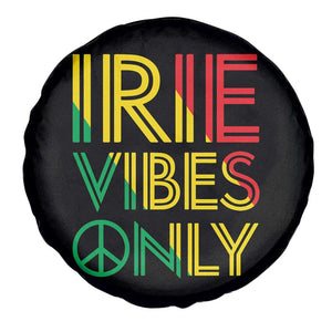 Irie Vibes Only Spare Tire Cover Rasta Reggae Roots Flag Music TS11 Print Your Wear