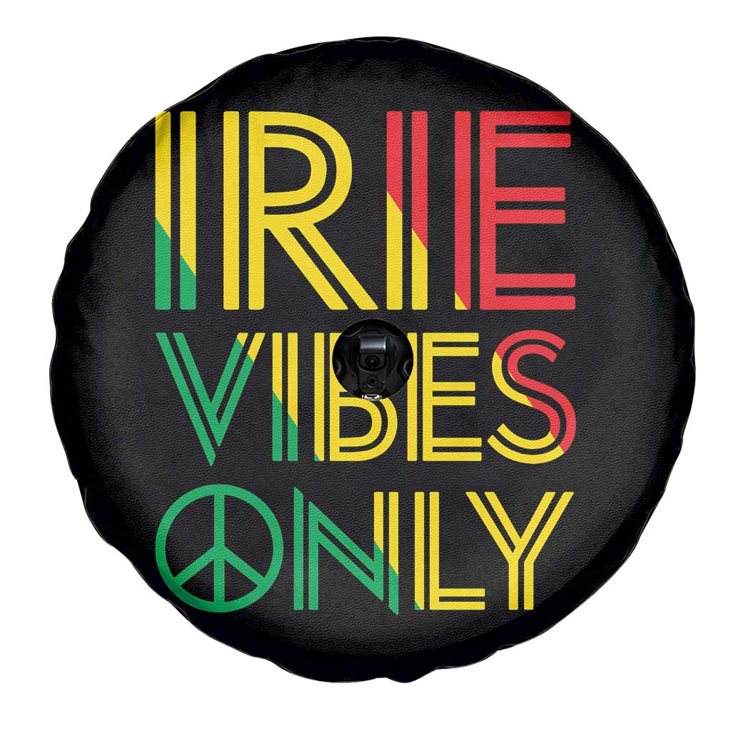 Irie Vibes Only Spare Tire Cover Rasta Reggae Roots Flag Music TS11 Print Your Wear