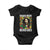 Legend Bob Baby Onesie Reggae Music Never Dies Rasta TS11 Black Print Your Wear