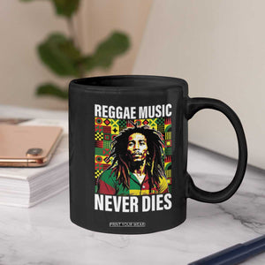 Legend Bob Coffee Mug Reggae Music Never Dies Rasta TS11 Print Your Wear