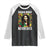 Legend Bob Raglan Shirt Reggae Music Never Dies Rasta TS11 Black White Print Your Wear