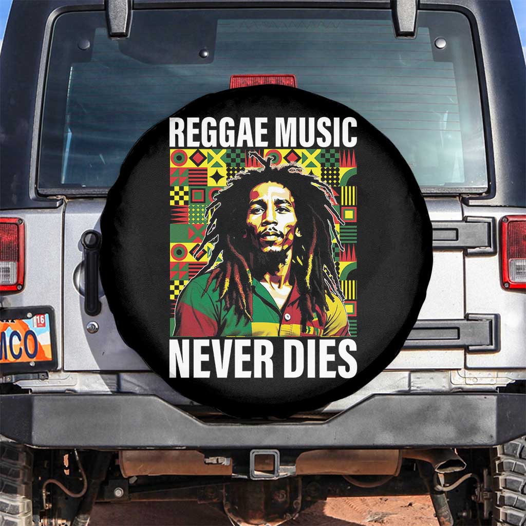 Legend Bob Spare Tire Cover Reggae Music Never Dies Rasta TS11 No hole Black Print Your Wear