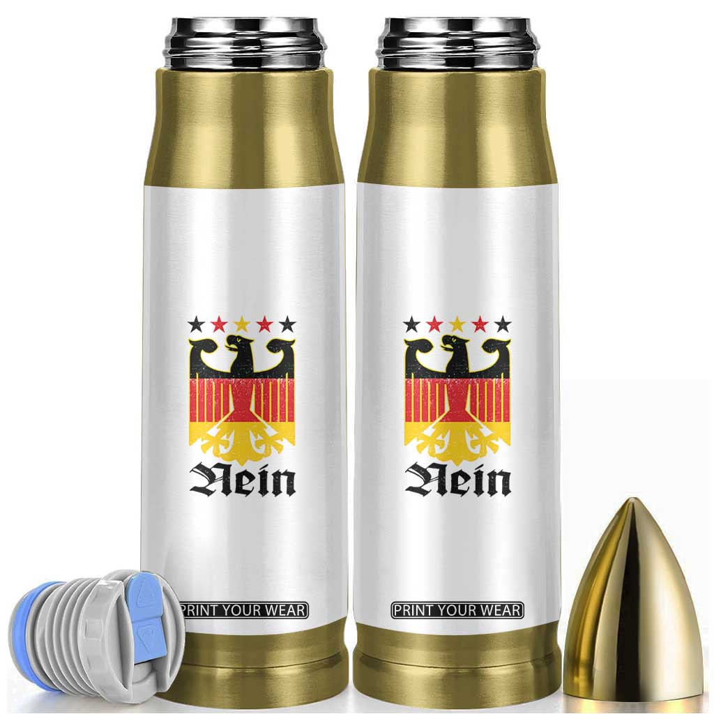 Funny German Eagle Bullet Tumbler Vintage Nein No Germany Souvenir Oktoberfest TS11 White Print Your Wear