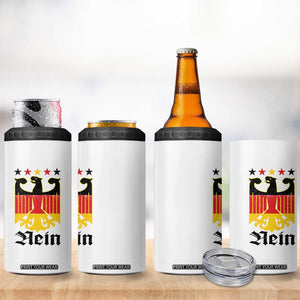Funny German Eagle 4 in 1 Can Cooler Tumbler Vintage Nein No Germany Souvenir Oktoberfest TS11 Print Your Wear