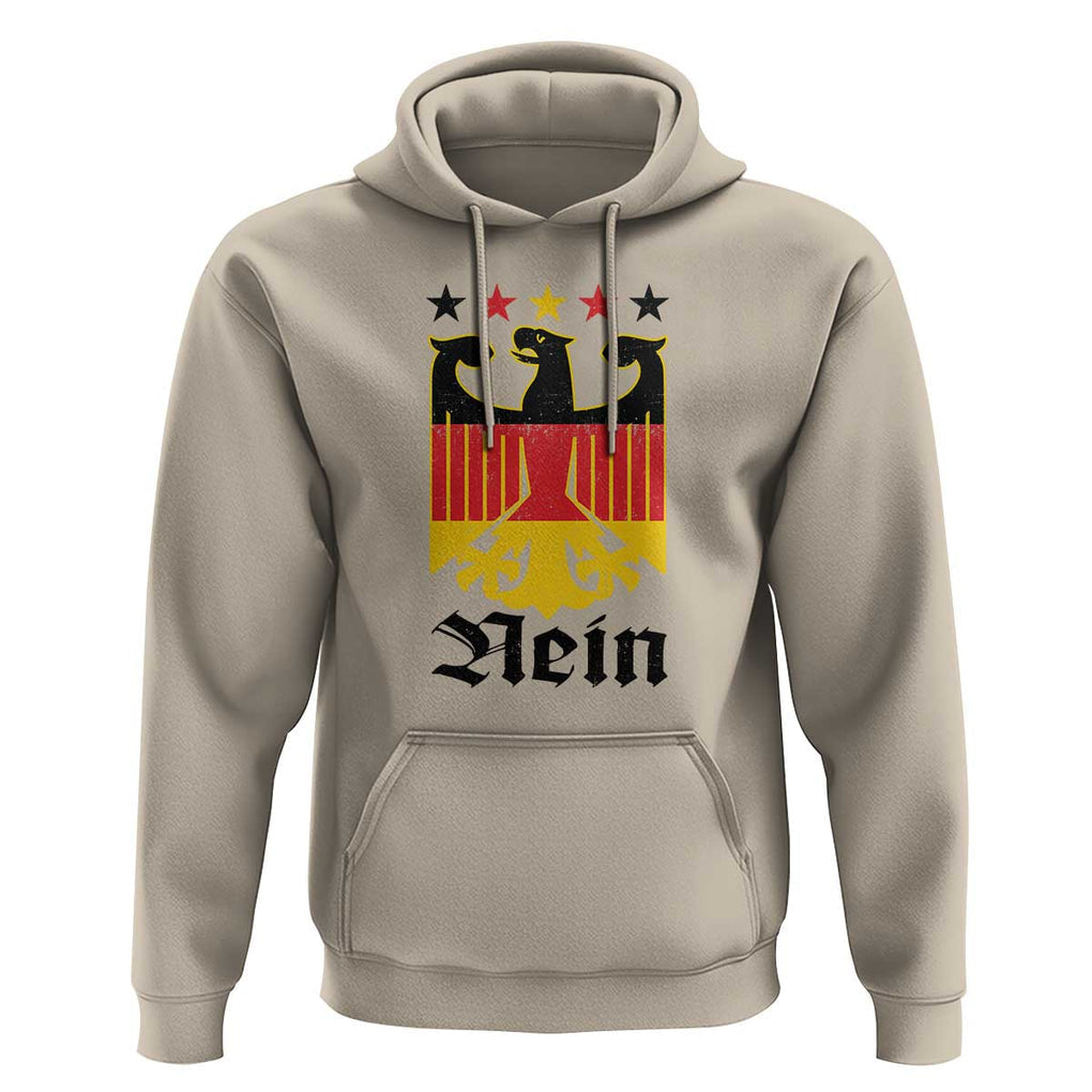 Funny German Eagle Hoodie Vintage Nein No Germany Souvenir Oktoberfest TS11 Sand Print Your Wear