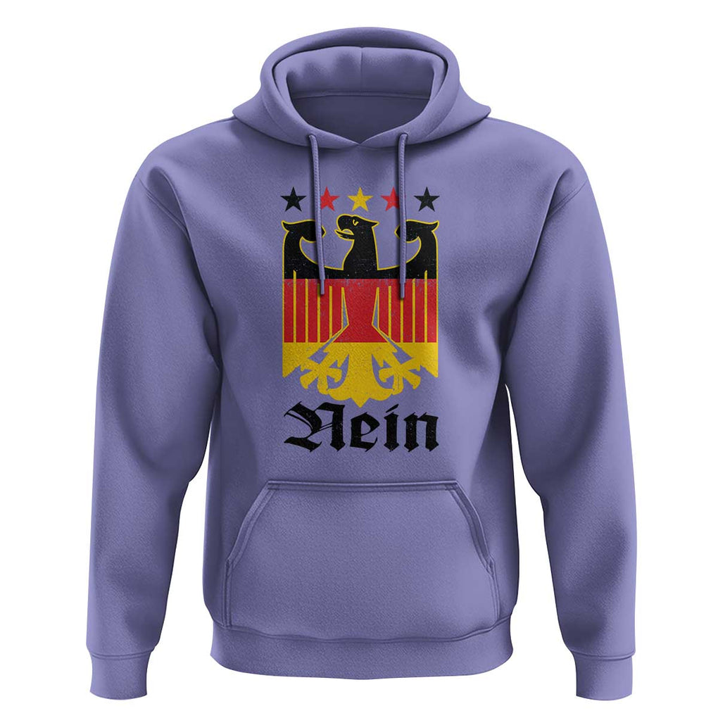 Funny German Eagle Hoodie Vintage Nein No Germany Souvenir Oktoberfest TS11 Violet Print Your Wear