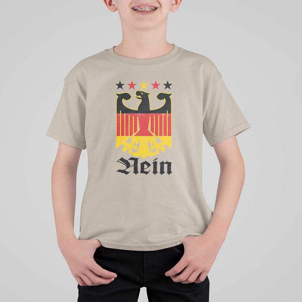 Funny German Eagle T Shirt For Kid Vintage Nein No Germany Souvenir Oktoberfest TS11 Sand Print Your Wear