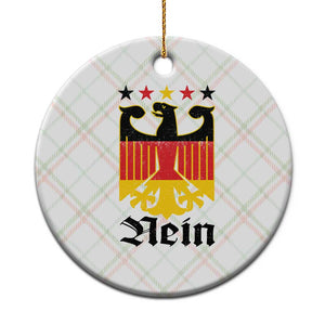 Funny German Eagle Ceramic Ornament Vintage Nein No Germany Souvenir Oktoberfest TS11 1pc Christmas Plaid Print Your Wear