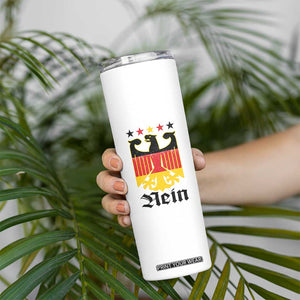 Funny German Eagle Skinny Tumbler Vintage Nein No Germany Souvenir Oktoberfest TS11 Print Your Wear
