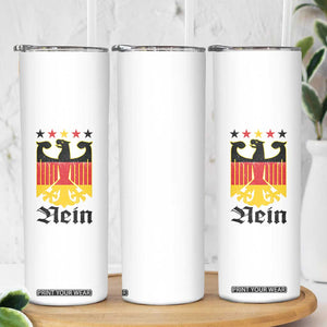 Funny German Eagle Skinny Tumbler Vintage Nein No Germany Souvenir Oktoberfest TS11 Print Your Wear