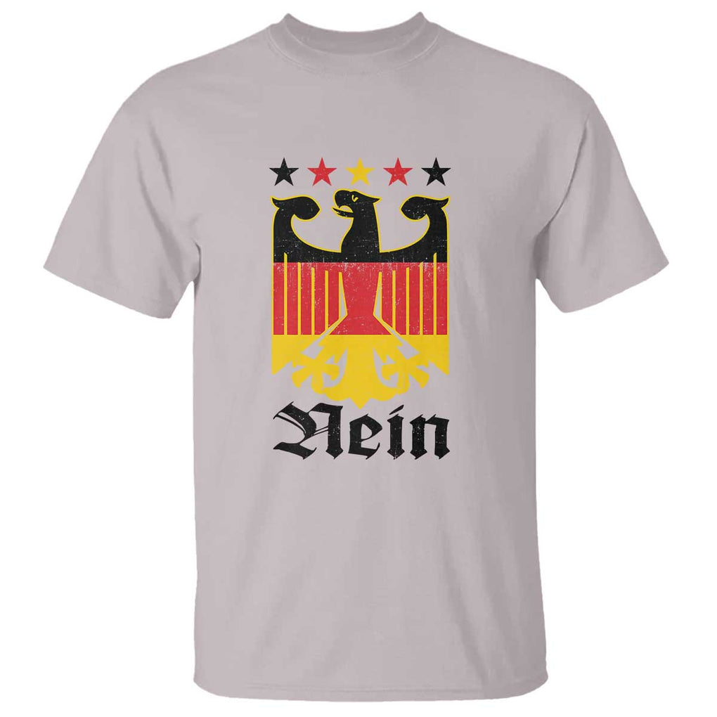 Funny German Eagle T Shirt Vintage Nein No Germany Souvenir Oktoberfest TS11 Ice Gray Print Your Wear