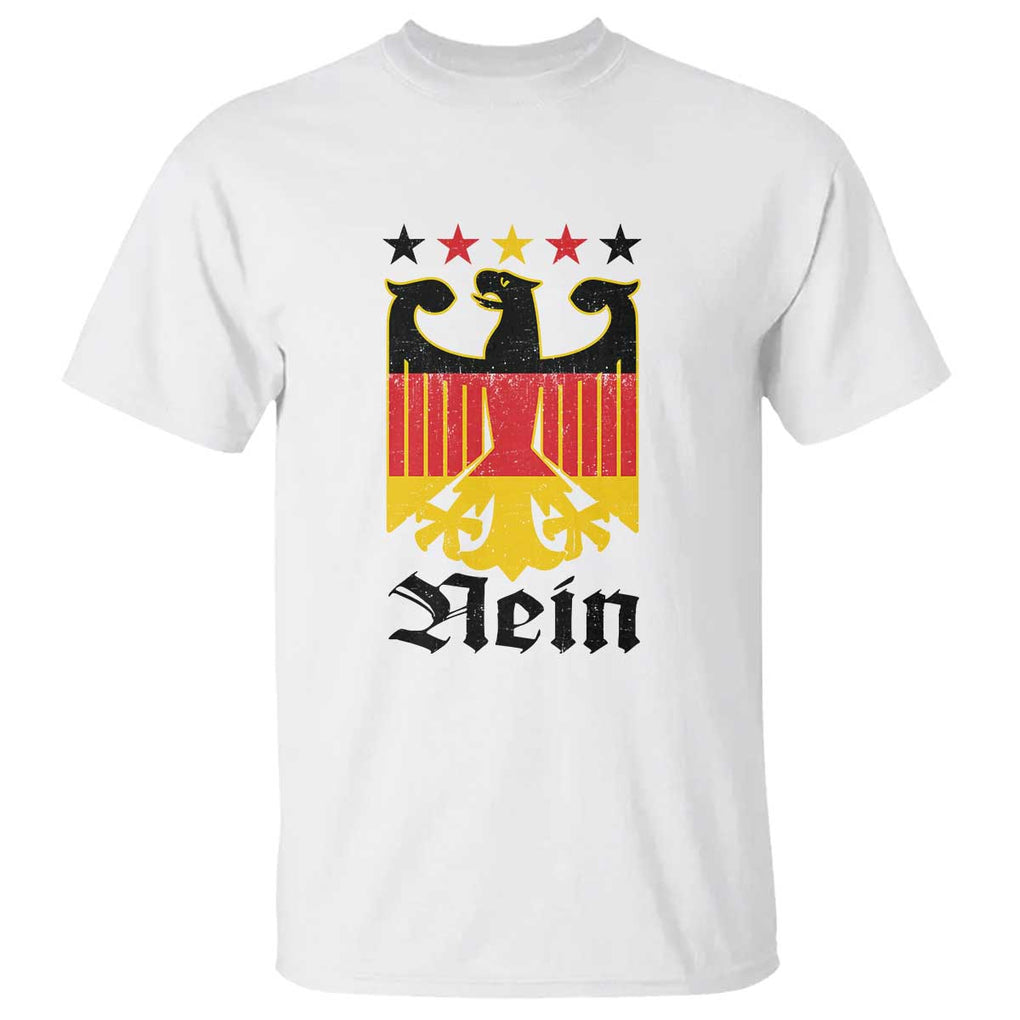 Funny German Eagle T Shirt Vintage Nein No Germany Souvenir Oktoberfest TS11 White Print Your Wear