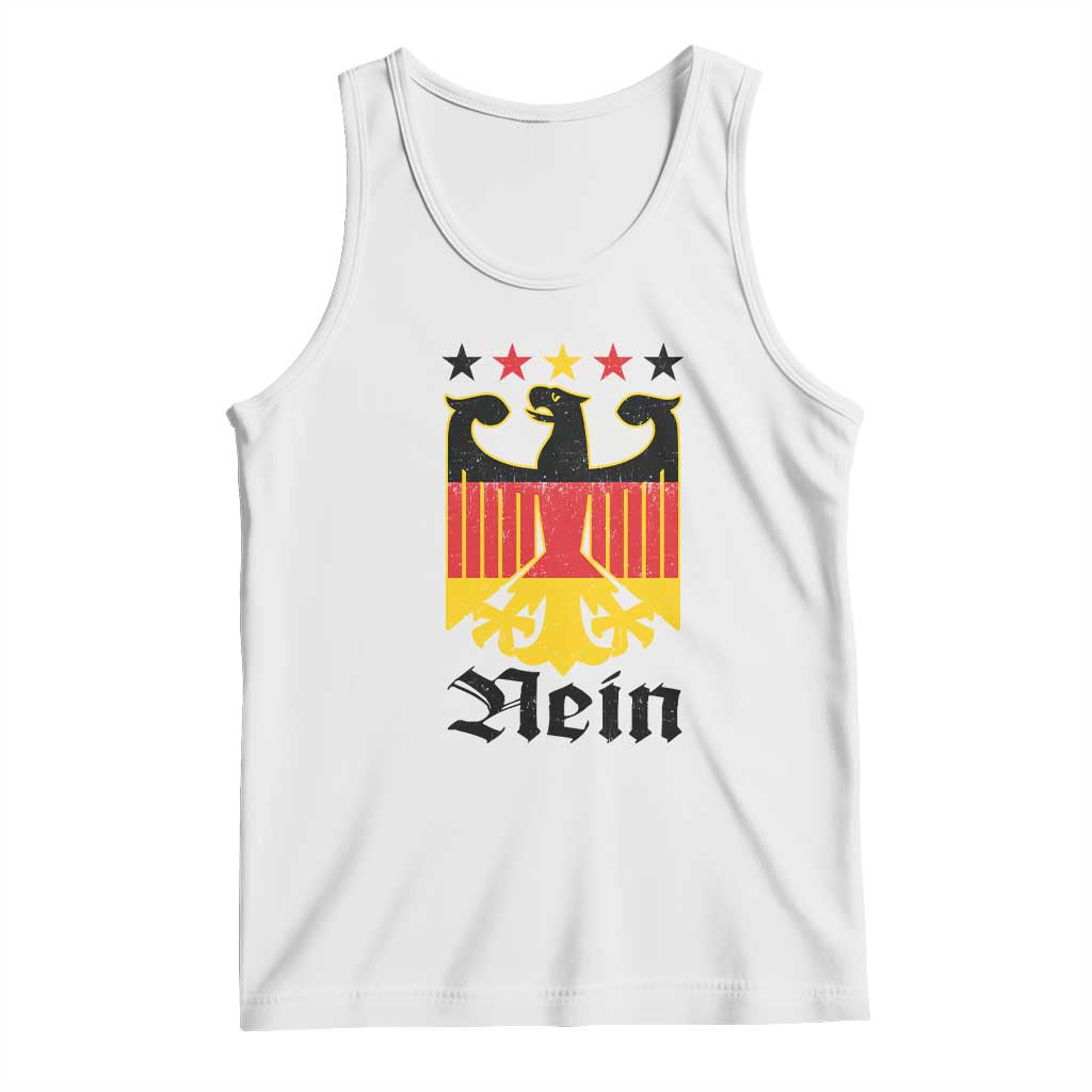 Funny German Eagle Tank Top Vintage Nein No Germany Souvenir Oktoberfest TS11 White Print Your Wear