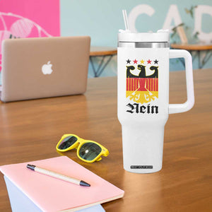 Funny German Eagle Tumbler With Handle Vintage Nein No Germany Souvenir Oktoberfest TS11 Print Your Wear