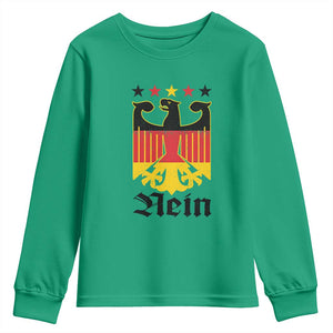 Funny German Eagle Youth Sweatshirt Vintage Nein No Germany Souvenir Oktoberfest TS11 Irish Green Print Your Wear
