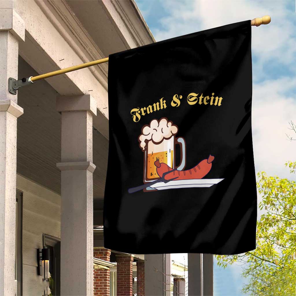Funny Frank & Stein Garden Flag German Beer Drinking Oktoberfest Sausage TS11 Print Your Wear