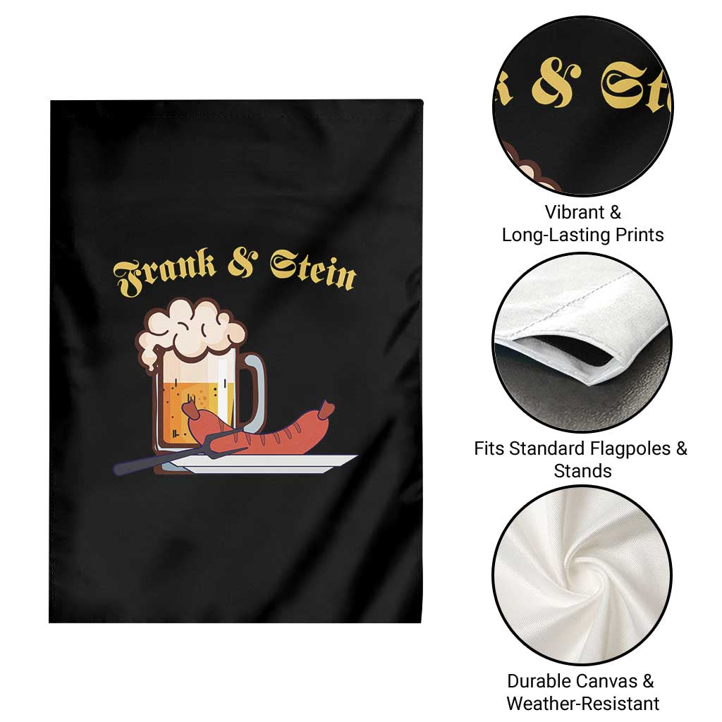 Funny Frank & Stein Garden Flag German Beer Drinking Oktoberfest Sausage TS11 Print Your Wear