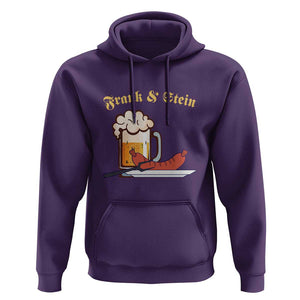 Funny Frank & Stein Hoodie German Beer Drinking Oktoberfest Sausage TS11 Purple Print Your Wear
