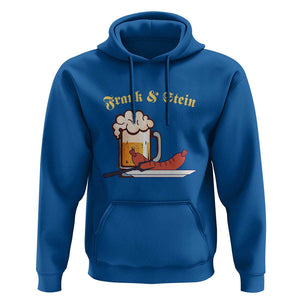Funny Frank & Stein Hoodie German Beer Drinking Oktoberfest Sausage TS11 Royal Blue Print Your Wear