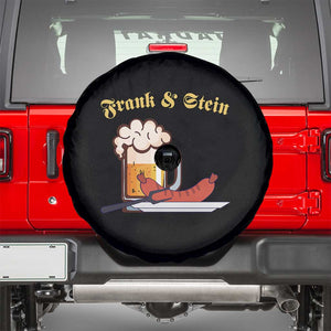 Funny Frank & Stein Spare Tire Cover German Beer Drinking Oktoberfest Sausage TS11 Black Print Your Wear
