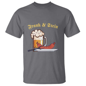 Funny Frank & Stein T Shirt German Beer Drinking Oktoberfest Sausage TS11 Charcoal Print Your Wear
