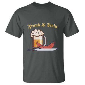 Funny Frank & Stein T Shirt German Beer Drinking Oktoberfest Sausage TS11 Dark Heather Print Your Wear