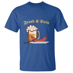 Funny Frank & Stein T Shirt German Beer Drinking Oktoberfest Sausage TS11 Royal Blue Print Your Wear