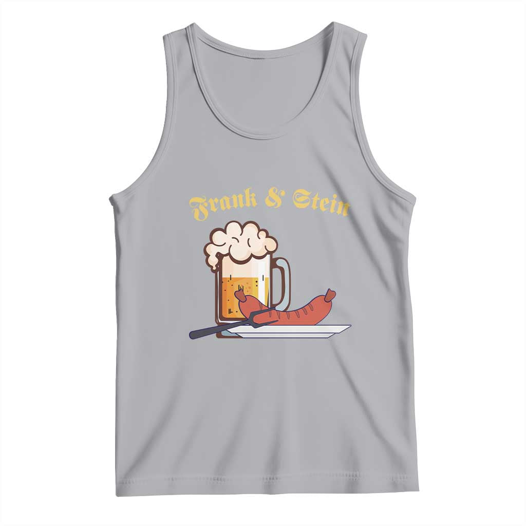 Funny Frank & Stein Tank Top German Beer Drinking Oktoberfest Sausage TS11 Athletic Heather Print Your Wear