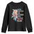 Native American Youth Sweatshirt Never Underestimate An Old Woman With Native Blood Dreamcatcher TS11 Black Print Your Wear
