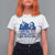 Harris Walz T Shirt For Women We're Not Going Back 2024 American Flag TS11 White Print Your Wear