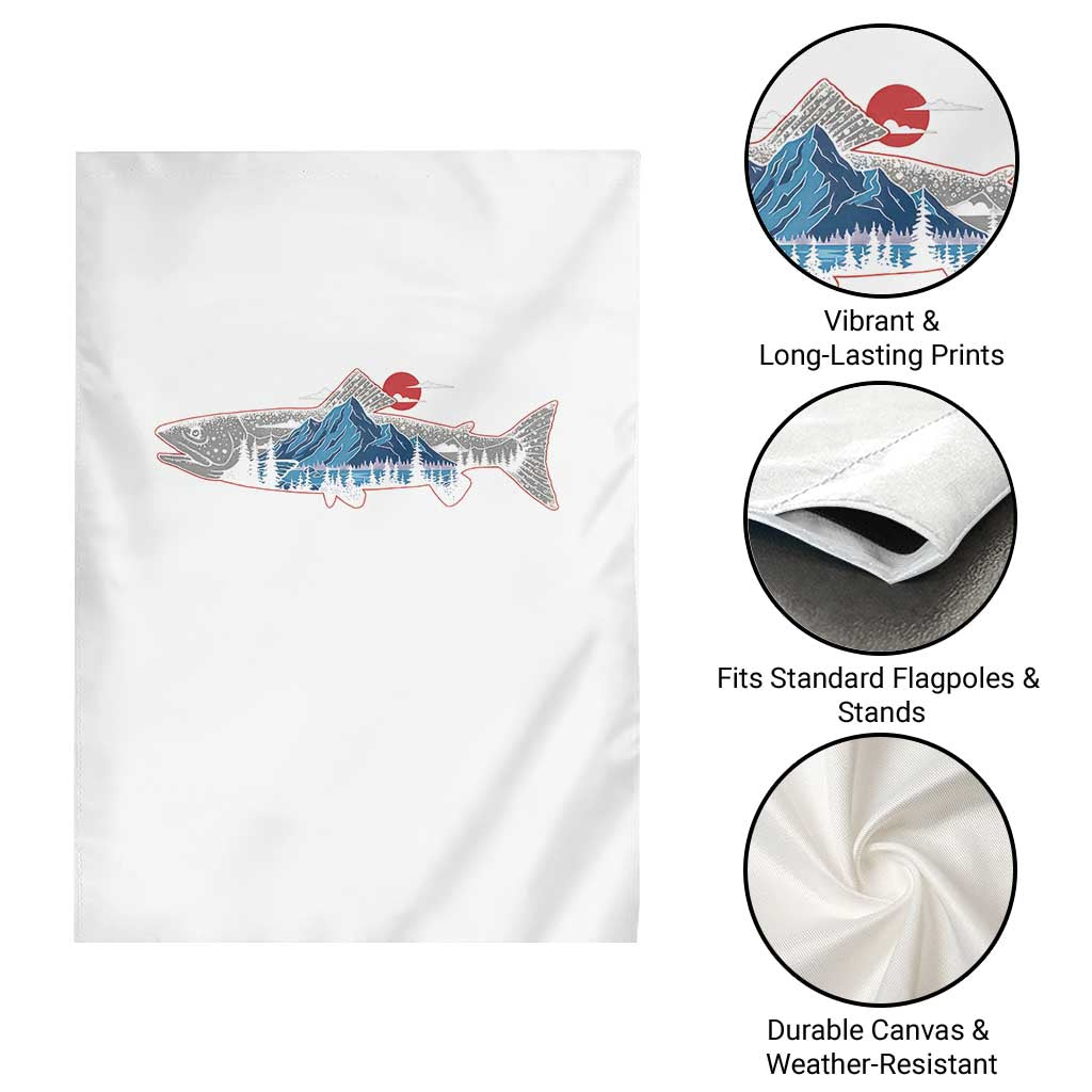 Trout Fly Fish Nature Montane Forest Fishing Camping Garden Flag TS11 Print Your Wear