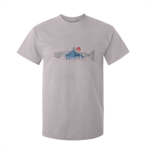 Trout Fly Fish Nature Montane Forest Fishing Camping T Shirt For Kid TS11 Ice Gray Print Your Wear