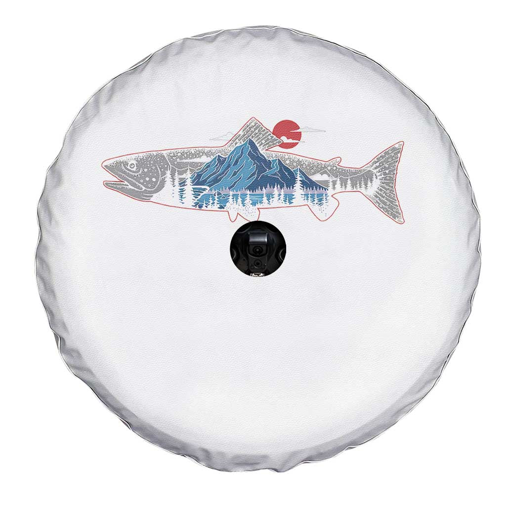 Trout Fly Fish Nature Montane Forest Fishing Camping Spare Tire Cover TS11 Print Your Wear
