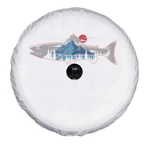 Trout Fly Fish Nature Montane Forest Fishing Camping Spare Tire Cover TS11 Print Your Wear