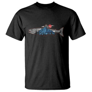 Trout Fly Fish Nature Montane Forest Fishing Camping T Shirt TS11 Black Print Your Wear