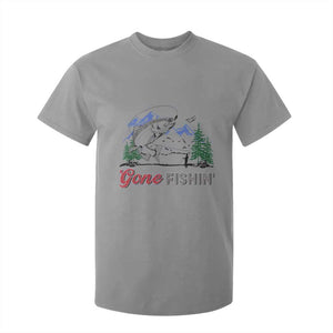 Gone Fishing T Shirt For Kid Trout Fishing Lover Montane Forest TS11 Sport Gray Print Your Wear