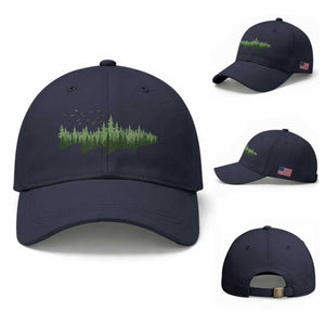 Trout Fly Fishing Outdoor Forest Nature Wildlife Fisherman Baseball Cap TS11 Baseball Cap Universal Fit Navy Print Your Wear