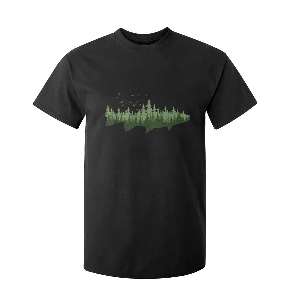 Trout Fly Fishing Outdoor Forest Nature Wildlife Fisherman T Shirt For Kid TS11 Black Print Your Wear