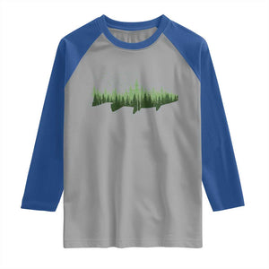 Trout Fly Fishing Outdoor Forest Nature Wildlife Fisherman Raglan Shirt TS11 Sport Gray Royal Print Your Wear
