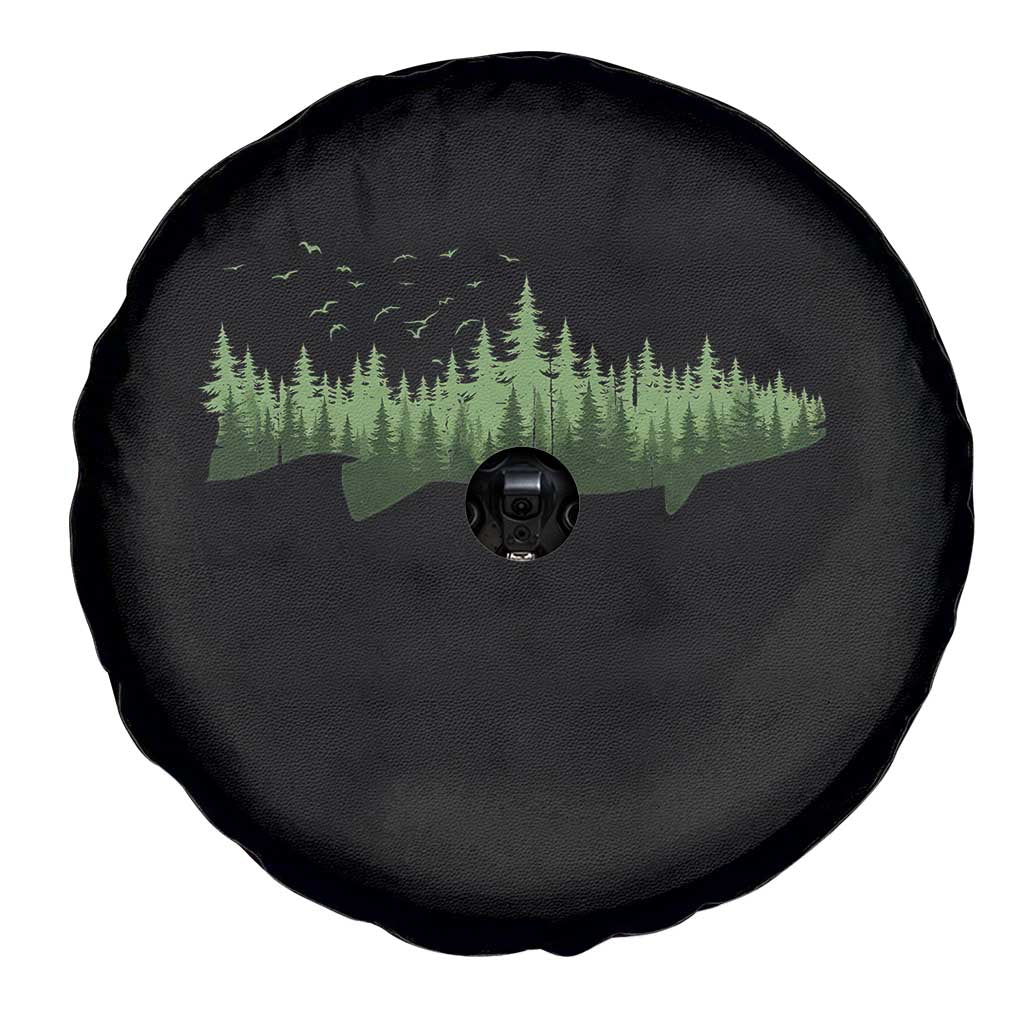 Trout Fly Fishing Spare Tire Cover - Outdoor Forest Nature Wildlife Fisherman Gift TS11 Print Your Wear