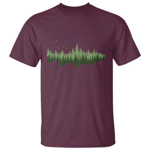 Trout Fly Fishing Outdoor Forest Nature Wildlife Fisherman T Shirt TS11 Maroon Print Your Wear