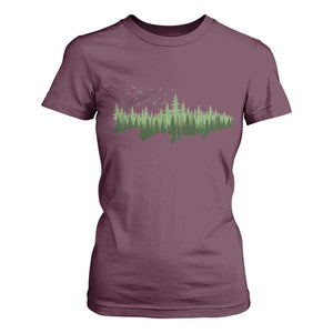 Trout Fly Fishing Outdoor Forest Nature Wildlife Fisherman T Shirt For Women TS11 Maroon Print Your Wear