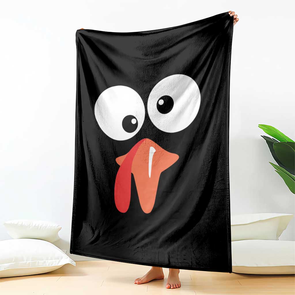 Funny Thanksgiving Throw Blanket Silly Turkey Autumn Season TS11 Print Your Wear
