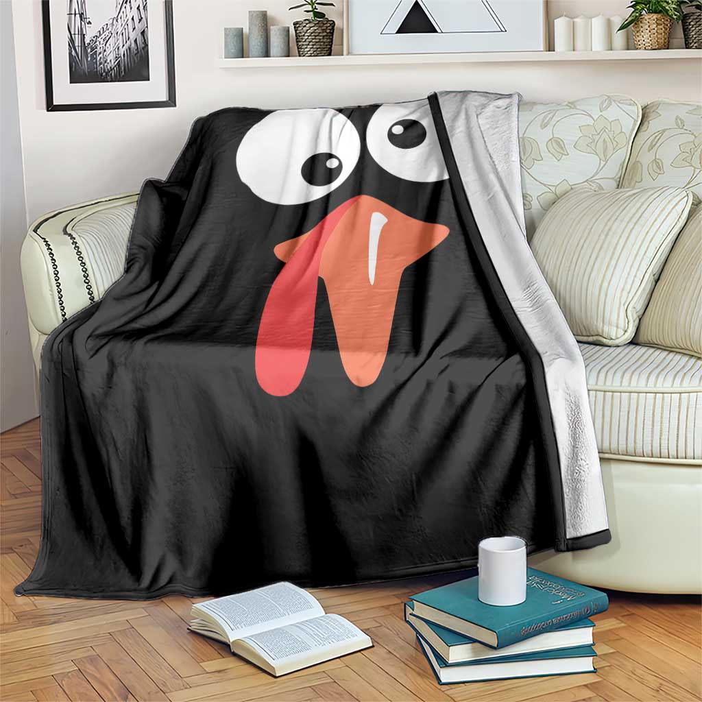 Funny Thanksgiving Throw Blanket Silly Turkey Autumn Season TS11 Print Your Wear