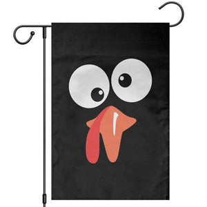 Funny Thanksgiving Garden Flag Silly Turkey Autumn Season TS11 Black Print Your Wear