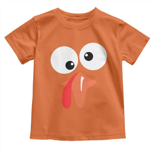 Funny Thanksgiving Baby Shirt Silly Turkey Autumn Season TS11 Orange Print Your Wear