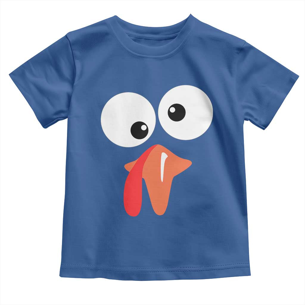 Funny Thanksgiving Baby Shirt Silly Turkey Autumn Season TS11 Royal Blue Print Your Wear